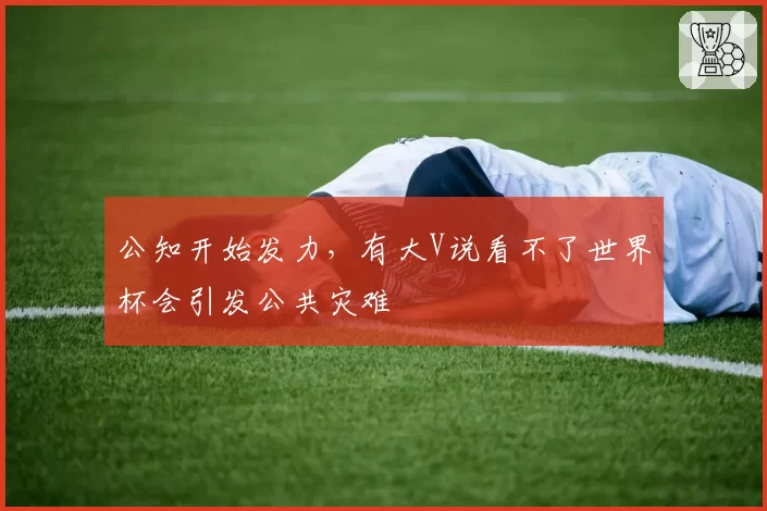公知开始发力，有大V说看不了世界杯会引发公共灾难