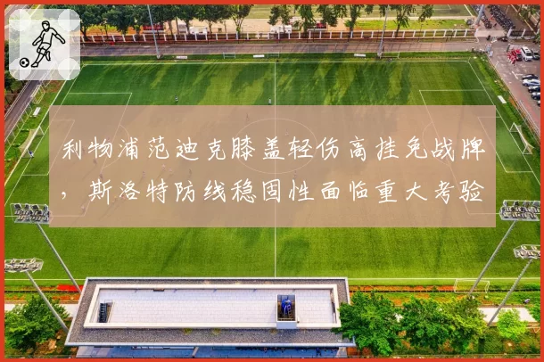 利物浦范迪克膝盖轻伤高挂免战牌,斯洛特防线稳固性面临重大考验?